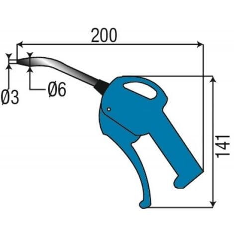 Souflette Buse metalique raccord Femelle G1/4'' Prevost