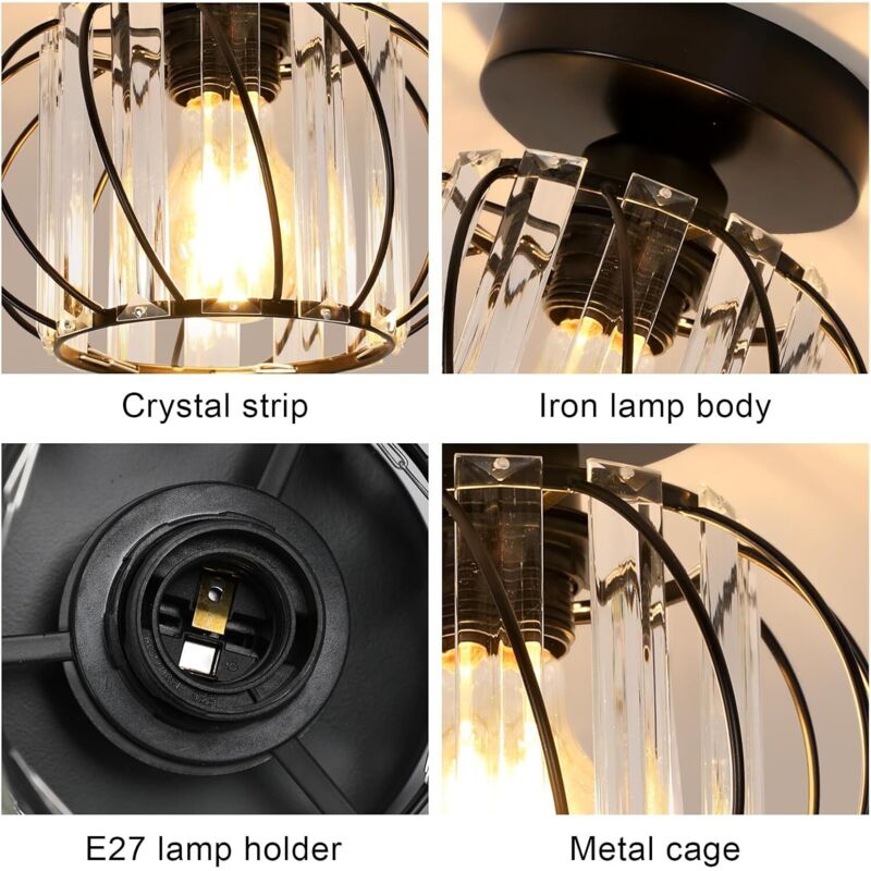 FRIDEKO HOME Plafonnier en cristal - Comparer les prix et offres pour FRIDEKO HOME Plafonnier en cristal - Comparer les prix et offres pour