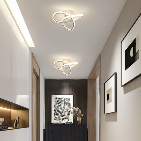 Plafonnier LED En Forme De Fleur - 30W 3375LM - Blanc Naturel 4500K - Design Doré Moderne