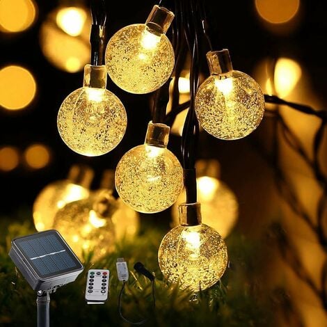100M 1000 LED Noël LED Guirlande Lumineuse Extérieure Fée Guirlande De  Vacances Fête De Mariage Fée Guirlande Lumière-Warm_White_100M_1000LEDS