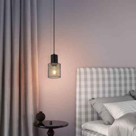 COMELY Suspension Industrielle, Plafonnier Vintage E27, Lustre Industriel Double Couche en Fer Réglable pour Chambre, Salle à Manger, Cuisine, Salon, Bar (Ampoule non incluse)