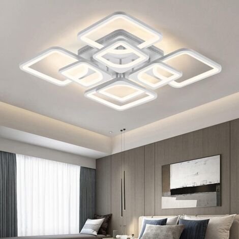 Comely – Plafonnier LED 80W dimmable – 8000lm – Télécommande et contrôle APP – Température de couleur réglable 3000-6000K – Installation facile (1/5)