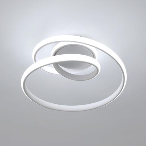 COMELY Plafonnier LED Moderne, 36W 4000LM Luminaire Plafonnier 6500K, Créatif en Forme de Spirale Lampe de Plafond LED Blanc pour Chambre, Cuisine, Salon, Balcon [Classe énergétique E] (1/5)