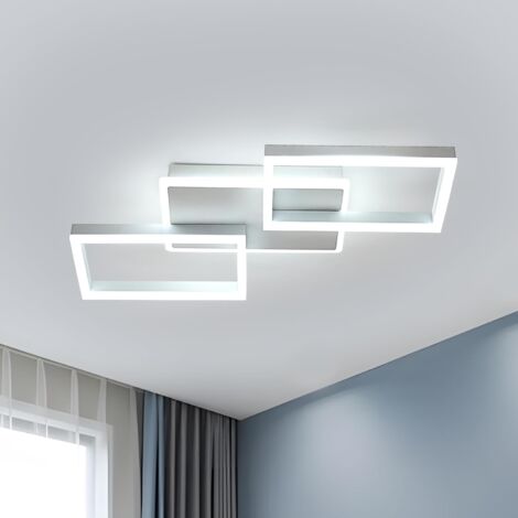 Comely – Plafonnier LED carré 42W 5400 lm – Acrylique blanc froid 6500K – Pour espaces de 15-30 m² – Éclairage moderne sans éblouissement (1/5)