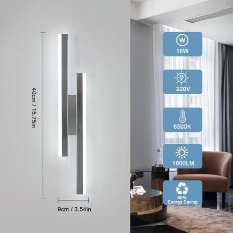 Applique Murale LED Télécommandée - Lampe Pivotante 180°, Rechargeable USB, Lumière Réglable 2700K-6500K Pour Miroir, Toilettes, Tableau