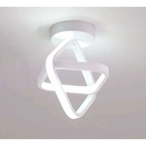COMELY® Plafonnier LED Salon Moderne, LED Plafonnier, Lumières de Couloir, Lumière Blanche Froide 6000K, pour Salon Couloir Chambre Balcon, diamètre 22CM