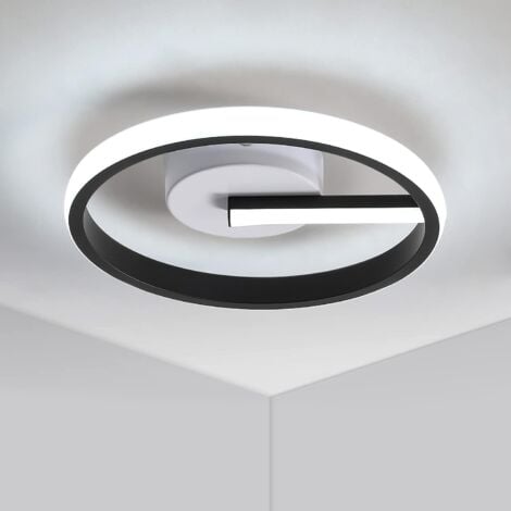 Plafonnier LED, Lampe de Plafond Moderne 18W, Ø20CM Plafonnier LED  Acrylique pour Cuisine, Chambre à Coucher