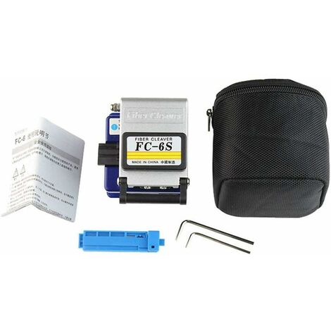 COMELY Kit de Fibre Optique FTTH avec Couperet FC-6S, Compteur d'Énergie Optique et Localisateur Visuel de Défaut 5 km avec Pince à Dénuder(Sans Batterie)