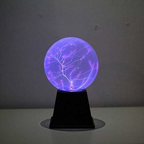 Tradeopia Boule plasma violette de 20,3 cm, sensible au toucher et