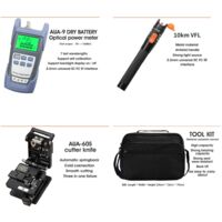 Kit Outils Fibre Optique FTTH - Cliveuse FC-6S, Localisateur Défauts 30km, Connecteurs SC/APC - Professionnel