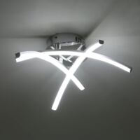 LEDVANCE ORBIS Livia LED Avec Anneau En Métal, Décor Gris/bois, 16W