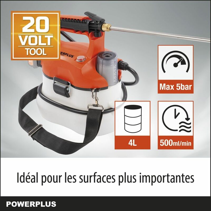 Pulvérisateur de mousse en inox, à pression – Bio-Circle: 24 l