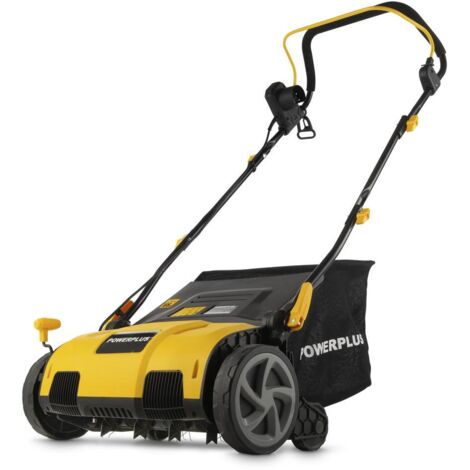 Powerplus Scarificateur Gazon Électrique POWXG75160 - 1600 W et Largeur de Coupe de 360 mm, 2-en-1 Aérateur et Scarificateur Électrique pour votre Jardin (1/5)