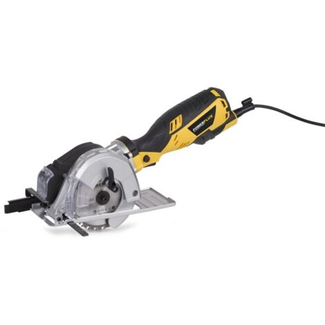Powerplus Scie Circulaire Électrique à Métaux POWX1410 - Outil Filaire de 600 W et Ø 120 mm - Guide Latéral - avec 1 Accessoire