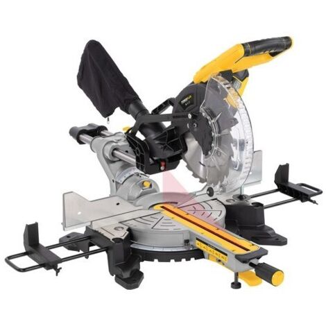 Scie à onglet à 2 biseaux télescopiques 2200W-254mm (1/5)