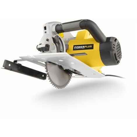 Powerplus Scie Circulaire Électrique POWX0520 - Outil Filaire de 1500 W et Ø 185 mm - avec Rail de Guidage et Laser Intégré - avec 1 Accessoire (1/5)
