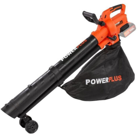 Souffleur à batterie 40 V POWDPG75270 – Moteur Brushless – Vitesse de soufflage 210 km/h – Aspiration et broyage 15:1 – Powerplus