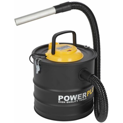 POWERPLUS - Yellow - POWX3010 - A balais à charon - Vide cendres - 20L-1200W