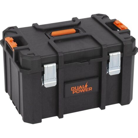 Powerplus Dual Power Boîte à outils POWDPTB02 - coffre de 371 x 528 x284 mm - Pour les appareils, chargeurs, batteries (1/5)
