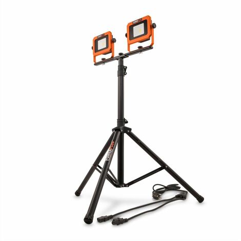 Powerplus Dual Power Projecteur LED Rechargeable POWDP8035 - Lampe de Chantier de 20 V et 2x2000 lm - sans Batterie ni Chargeur (1/5)