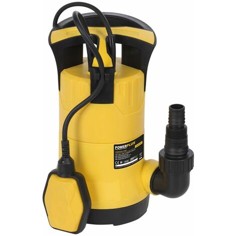 Powerplus Pompe à Eau Électrique POWXG9504 - Pompe à Eau Submersible de 250 W, Température Maximale de 35°C et Débit de 5500 l/h, Outillage de Jardin (1/5)