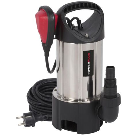 Pompe submersible pour eaux usées en acier inoxydable 400w powew67912 powerplus (1/5)