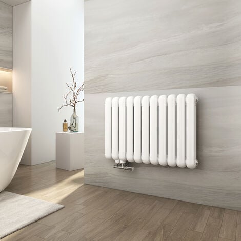 Radiateur sèche-serviettes eau chaude CODA 120 x 40 cm blanc – Le Monde du  Bain