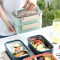 kueatily Meal Prep Lunchbox Doppellagige Lunchboxen