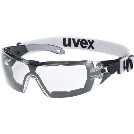 UVEX Schutzbrille sportstyle gr. exc sv schwarz/weiß kratzfest beschlagfrei 