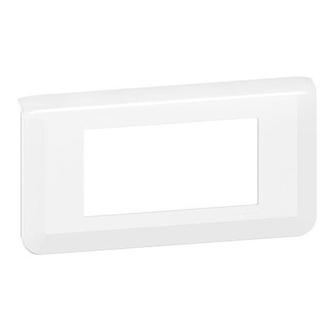 LEGRAND MOSAIK PLATTE HORIZONTAL 4 MODULE WEIß EU - 277814L