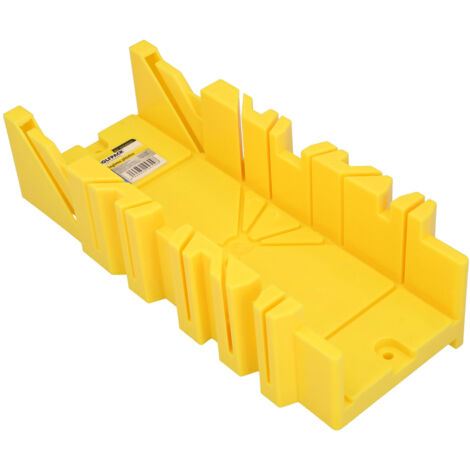 Guia Ingletes Plastico 10,5x 30 cm. Caja Ingletes, Caja Sierra Ingletadora, Guia Ingletadora. 3 Angulos