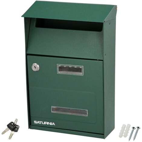 Buzon Exterior Country Verde 215 x 320 x 105 mm. (1/4)