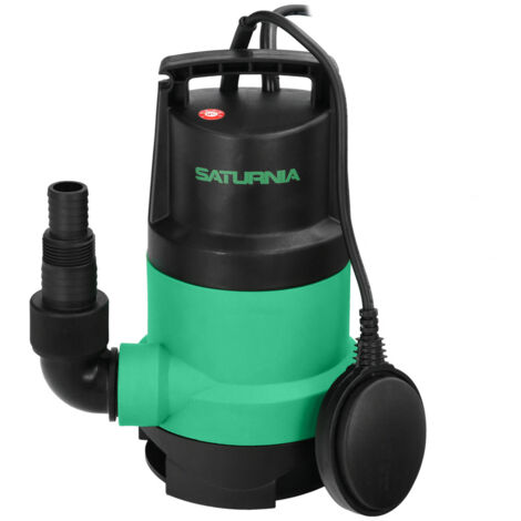 Bomba Aguas Sucias Sumergible 450 W. 8.000 lts/hora, Profundidad 5 Mts, Elevación 5,5 mts. Particulas max. Ø 30 mm. (1/5)