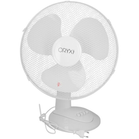 Ventilador Sobremesa Blanco 45 Watt 3 Velocidades. (1/4)