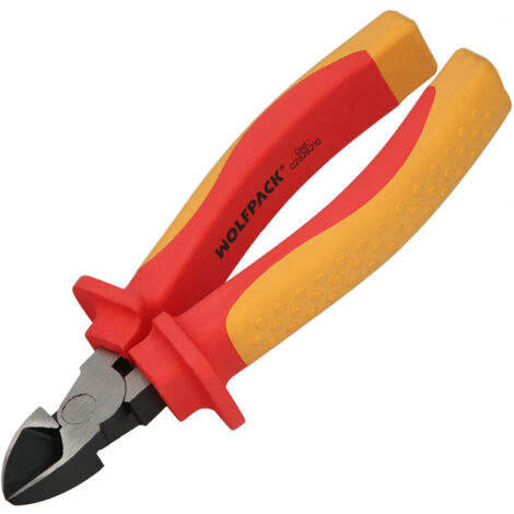 Alicates Corte Diagonal 150 mm. Mangos Aislados Acero Cromo Vanadio Pelacables, Corta Cables, Pelador Cables (1/4)