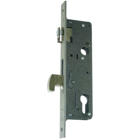 ISEO CERRADURA 7416 28 85 EMBUTIR METAL RODILLO GANCHO FRENTE 22 CAJA 16 LEVA 13