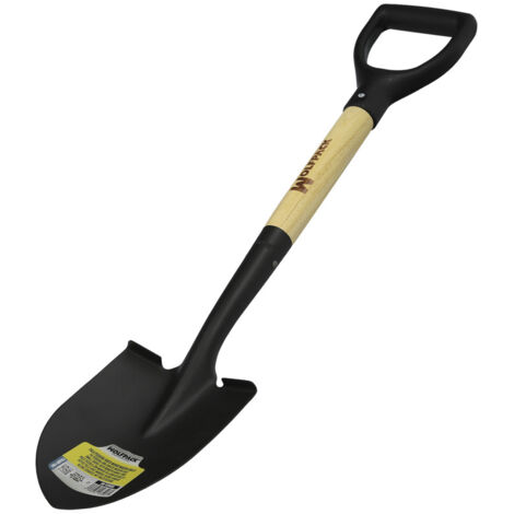 Pala Pequeña Mango Madera Punta Mango Anilla 75 cm. minipala, Pala Jardineria,transplantes, Camping, Montañismo, Acampada (1/5)