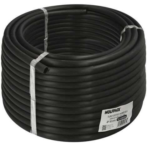 SATURNIA Tuberia De Riego por Goteo Ø 16 mm. Espesor Tubo 1,2 mm. Uso Agricola 50 Metros