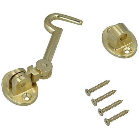 Aldabillas Multiusos Reforzada Con Tornillos 100 Mm Latón Pulido (1/5)