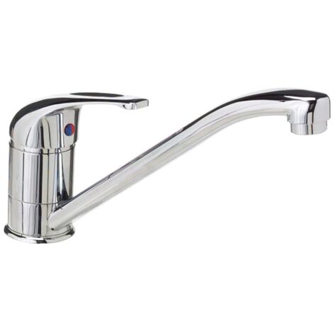Monomando Fregadero Con Caño Horizontal Con Cartucho Ceramico Ø 40 mm. (1/3)