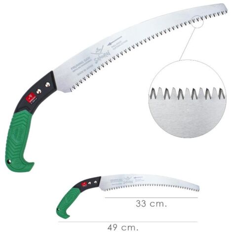 SAMURAI serrucho samurai curvo mango tpr 330 mm. , Serrucho Samurai curvo mango TPR c-330-lh.- Medida: 330 mm.- Fabricados en Japón con la más alta tecnología disponibl (1/3)