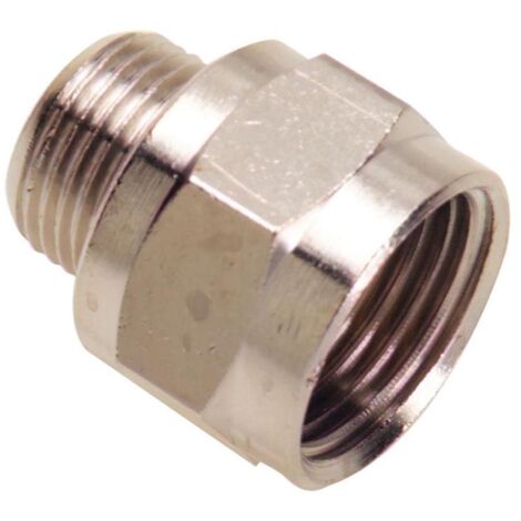 Adaptador Alargue Hembra 1/2 - Macho 3/8 (Blister 2 Piezas)