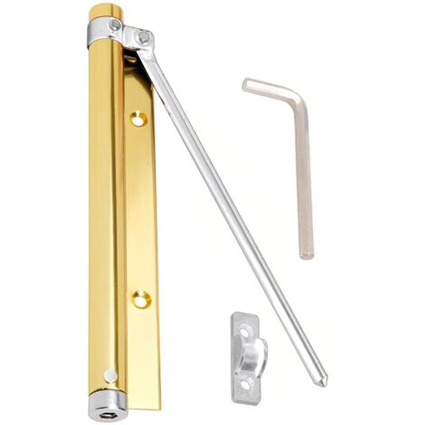 Muelle Puerta Wolfpack Aluminio Anodizado Dorado (Blister 1 Pieza)