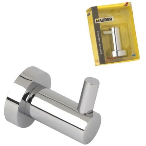 MAURER colgador baño maurer  individual inoxidable 4x5x4 cm. (1/3)