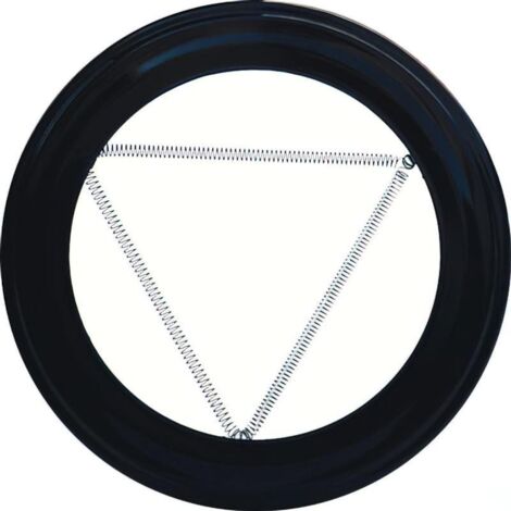 Plafón Embellecedor de Color Negro Para Estufa 120 mm. (1/3)
