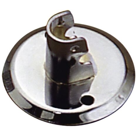 ORYX soporte barra 12 mm.ø cromo lateral redondo , Soporte tubo - Para barras de 12 mm.Ø- Acabado: oro.- Colocación lateral.- Redondo- Ideal para el m