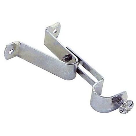 ORYX soporte barra 16 mm.ø cromo  frontal extensible , Soporte tubo - Para barras de 16 mm.Ø- Acabado: cromo.- Colocación frontal.- Extensible.- Ideal (1/2)
