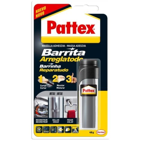 HENKEL nural barrita arreglatodo 48 gramos metales , Nural Barrita Arreglatodo 48 Gramos Metales- Barra de 48 gramos.- Fácil de aplicar: se aplica sólo con las manos. R