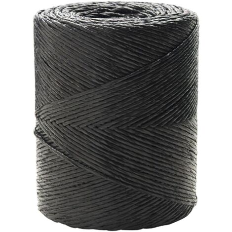 Cuerda Rafia Bobina 750 gramos Color Negro