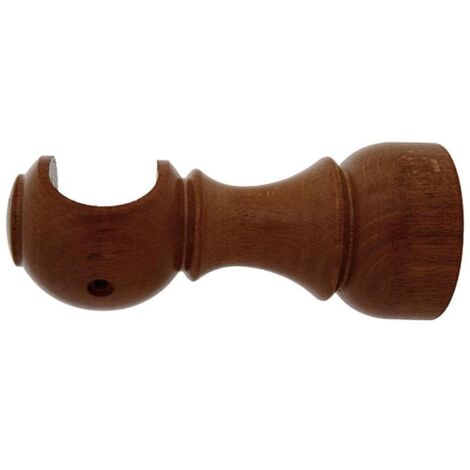RIEL CHYC soporte madera liso abierto 28x128 mm. nogal , Soporte madera liso- Medida: 28x128 mm. - Acabado: nogal.- Soporte abierto.- Nogal.- Ideal pa